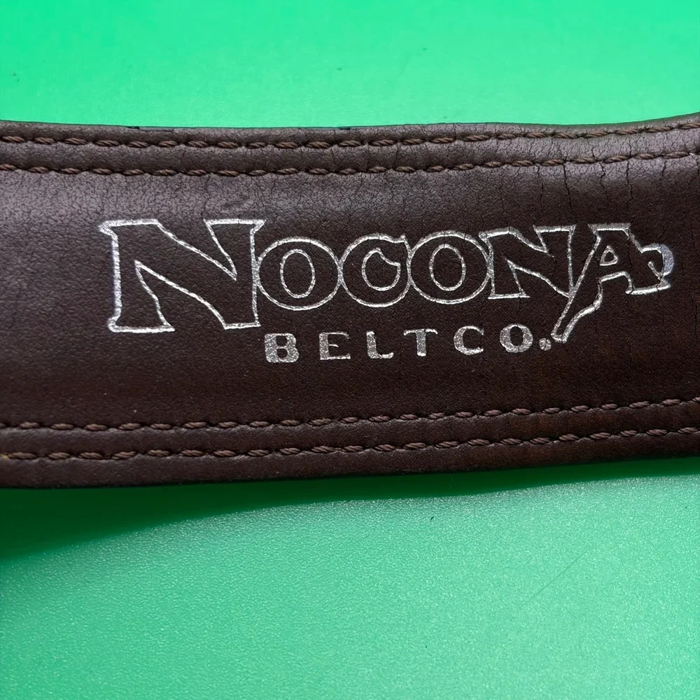 Nocona Genuine Leather Belt Mens 38 44